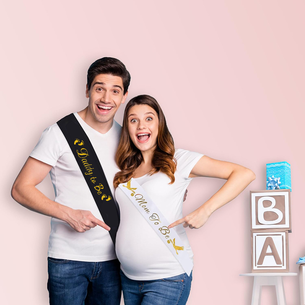 Fronteriza de tela de cebolla dorada dadtobe cinturón de hombro fiesta de bienvenida para papá cinturón de cinturón regalos transfronterizos