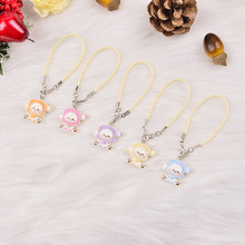 新款树脂可爱卡通小哈巴狗挂件包包挂件迷你玩偶奶油胶公仔挂饰