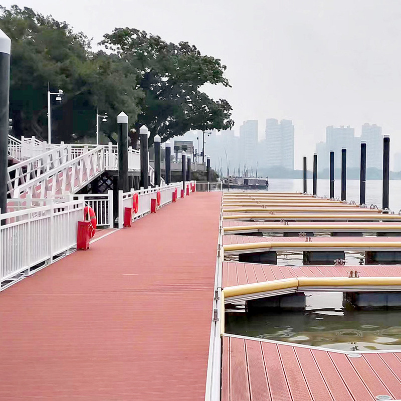 Factory Direct aluminum alloy steel structure floating bridge water floating platform viewing platform yacht dock rendition Bridge