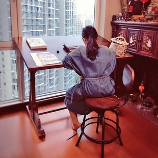Painting Table Art Inclined Drawing Table Designer Workbench Solid Wood Desk Studio Table Painting Table Easel Painting Y^