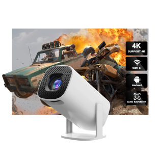 P30 new cross-border projector P30 mini home 4K dual WIFI Bluetooth portable projector Android trapezoid