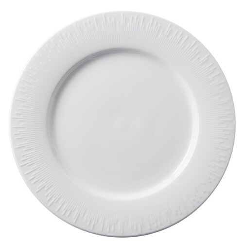Nordic light luxury steak plate white round dish plate hotel characteristic flat plate ceramic tableware home western food plate