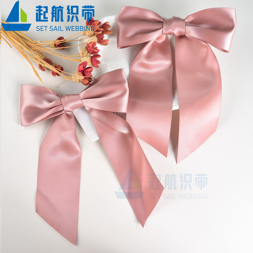 Korean hair accessory handmade ribbon streamer bow hair clip Korean style bow accessories Large bow