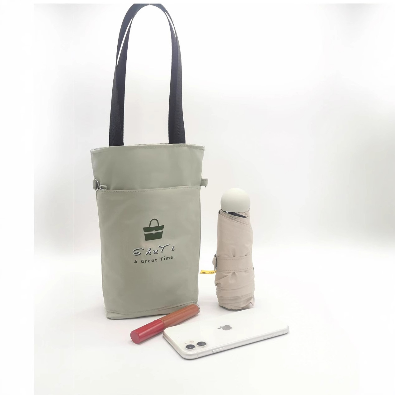 批量定制专属水杯袋保温杯套斜挎便携手拎水壶包焖烧杯保护套通用