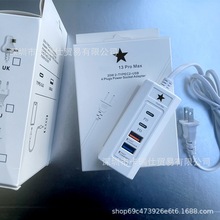 适用苹果充电排插多口快充充电插座 pd20W安卓手机充电USb口QC3.0