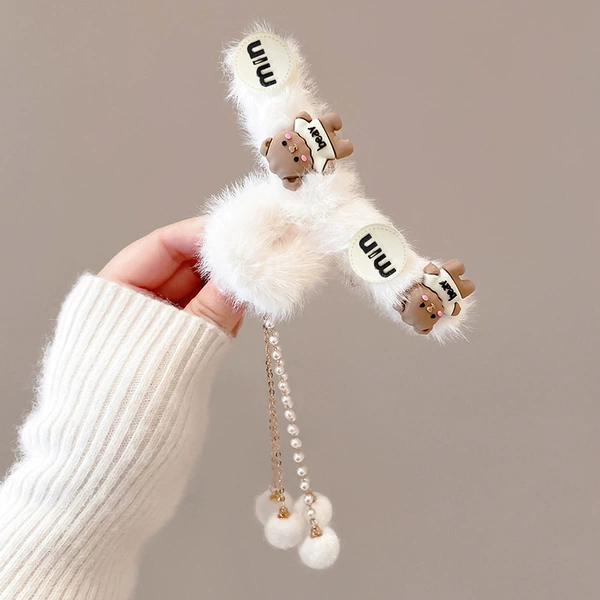 ✬✫♬37#Double Bear Brown Tassel