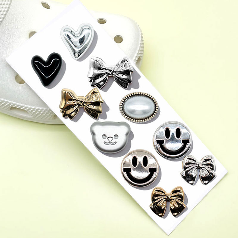 Accesorios de zapatos calientes transfronterizos de alto nivel, botones de zapatos decorativos, botones de zapatos casuales, set de botones de accesorios DIY