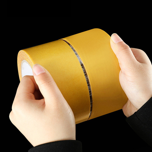 High-strength double-sided adhesive yellow high-viscosity wide carpet double-sided tape transparent grid fiberglass tape
