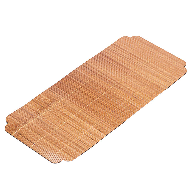 Estera de té de bambú hecha a mano estera de mesa de té Zen juego de té seco accesorios mesa de aislamiento Estera de bambú impermeable estera de té corredor de mesa