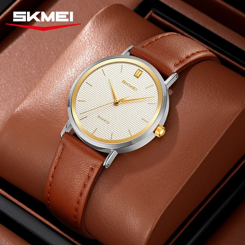 Momento de venta transfronteriza de moda moda de mujer simple reloj de pulsera ligero de lujo correa impermeable reloj de cuarzo al por mayor