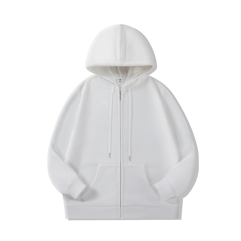500G camiseta con cremallera encapuchada LOGO personalizada invierno / otoño camiseta cultural impresa bordada caracteres