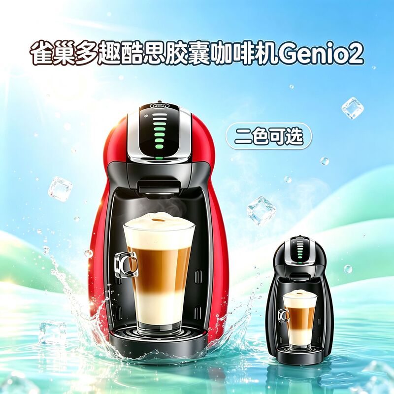 Nestlé Dolce Gusto Genio2 Fully Automatic Capsule Coffee Machine (with Cleaning Tools) Retro Nestlé Dolce Gusto Genio2 Fully Automatic Capsule Coffee Machine (with Cleaning Tools) Retro