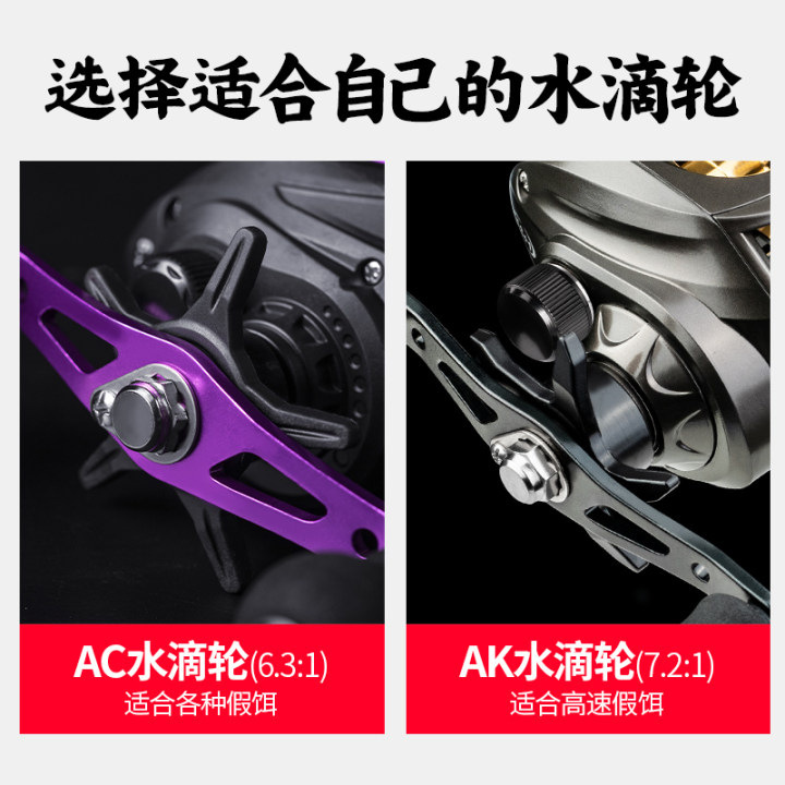 Chiben Luya ウォータードロップリール金属ユニバーサル長距離飛行防爆ライン磁気ブレーキフィッシングリール釣具卸売|undefined