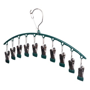 Socks clip wholesale stainless steel drying rack metal multi-clip drying socks rack drying socks rack multi-functional dipping socks clip
