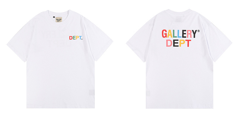 正確版GALLERY DEPT美潮洗水高品質プリント半袖高街落書きtシャツ|undefined