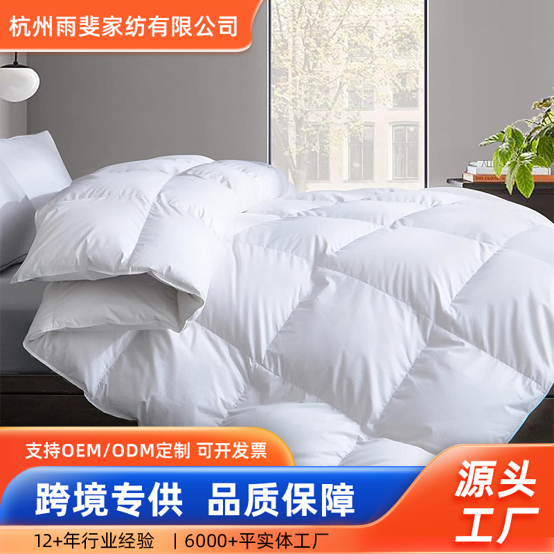 Keep warm cotton bedspread with down for home use