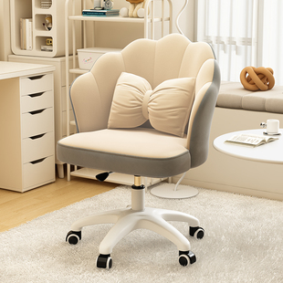 Makeup Chair Girls Bedroom High-End Dressing Table Stool 2025 New Makeup Stool Home Accessible Luxury Backrest Chair