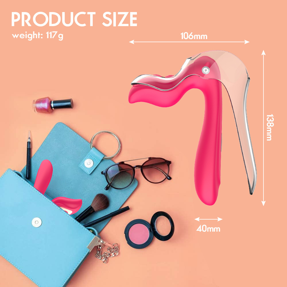 Detachable Silicone Duckbill Dilator with Light, Handheld Vaginal Speculum Vibrator — detail image 12
