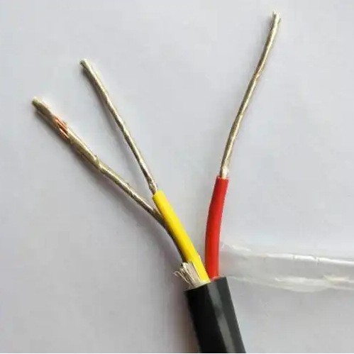 国标纯铜NH-RVVP RVSP耐火双绞屏蔽线2 4 6 8芯1.5 2.5平方控制线