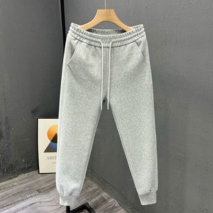 Autumn and Winter Men's and Women's Sweatpants, Casual Pants, Trendy Versatile Stylish Cropped Jogger Pants, Trendy Brand Sports Pants