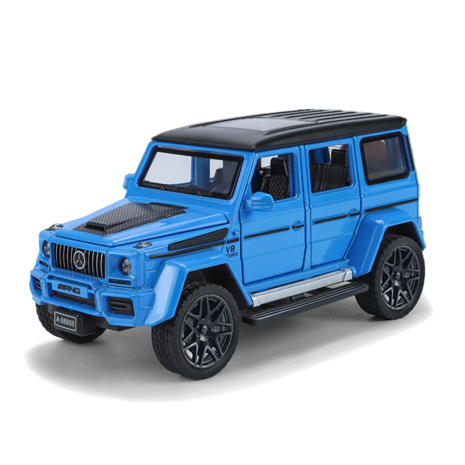 1:32 Daben G63 aleación modelo de coche simulación iluminación atrás niño decoración Douyin caja ciega Chenghai al por mayor