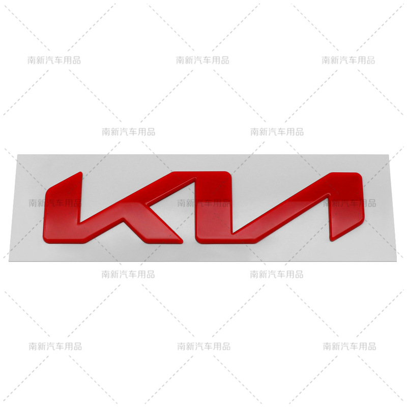 适用于起亚新款车标改装KN前车标KN后车标英文车贴后备箱ABS贴标|undefined
