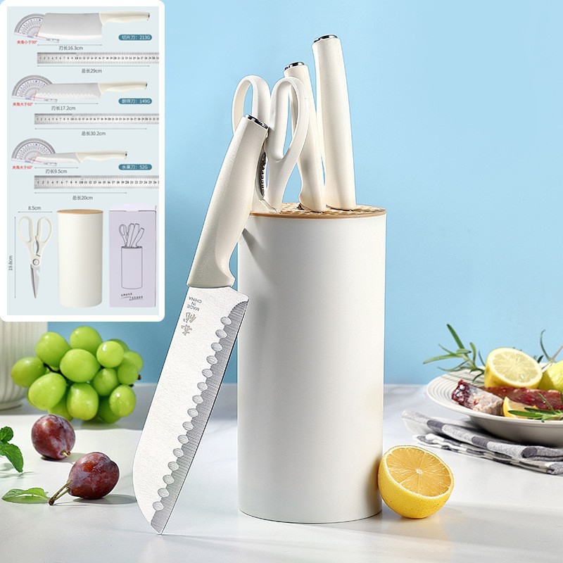 Cuchillo de cocina doméstico de acero inoxidable cuchillo de cocina cuchillo de cocina cuchillo de frutas cuchillo de huesos seis piezas