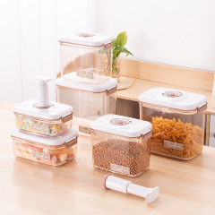 Vacuum-sealed food preservation box refrigerator cold storage food-grade transparent storage box airtight box kitchen fruit bento box meal box