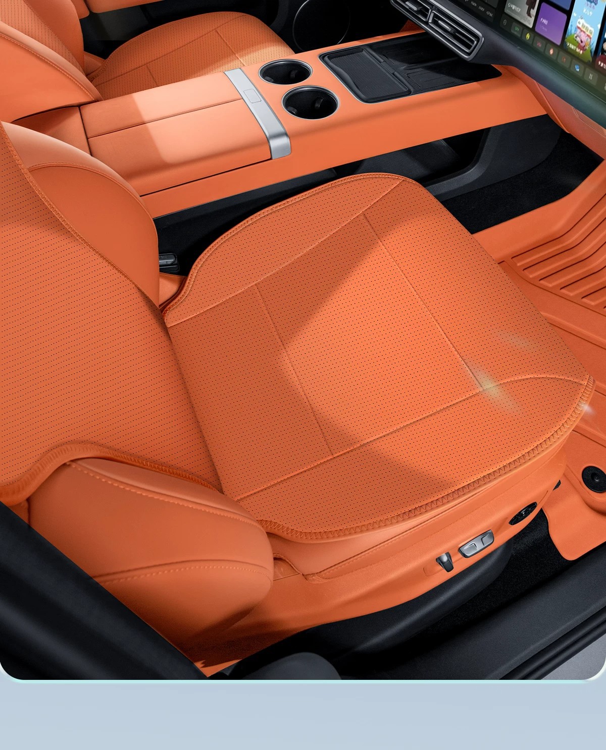 Suitable for Ideal L6, L7, L8, and L9 models: breathable and ventilated car seat covers with original car patterned Nappa leather