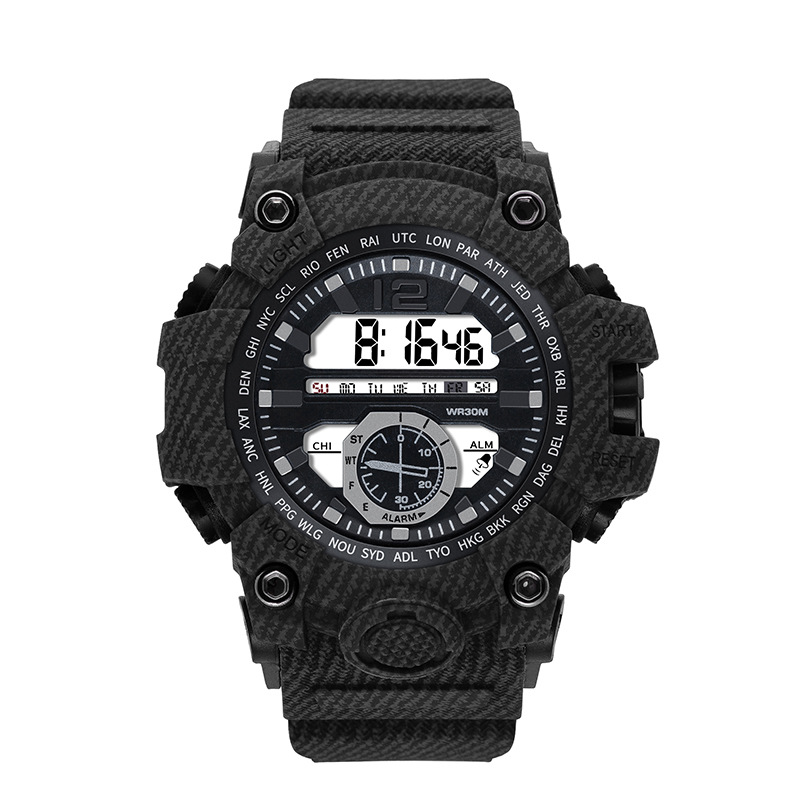 Comercio exterior Venta caliente reloj lote multi-funcional reloj electrónico al aire libre hombres y mujeres estudiantes de escuela secundaria deportes estilo reloj