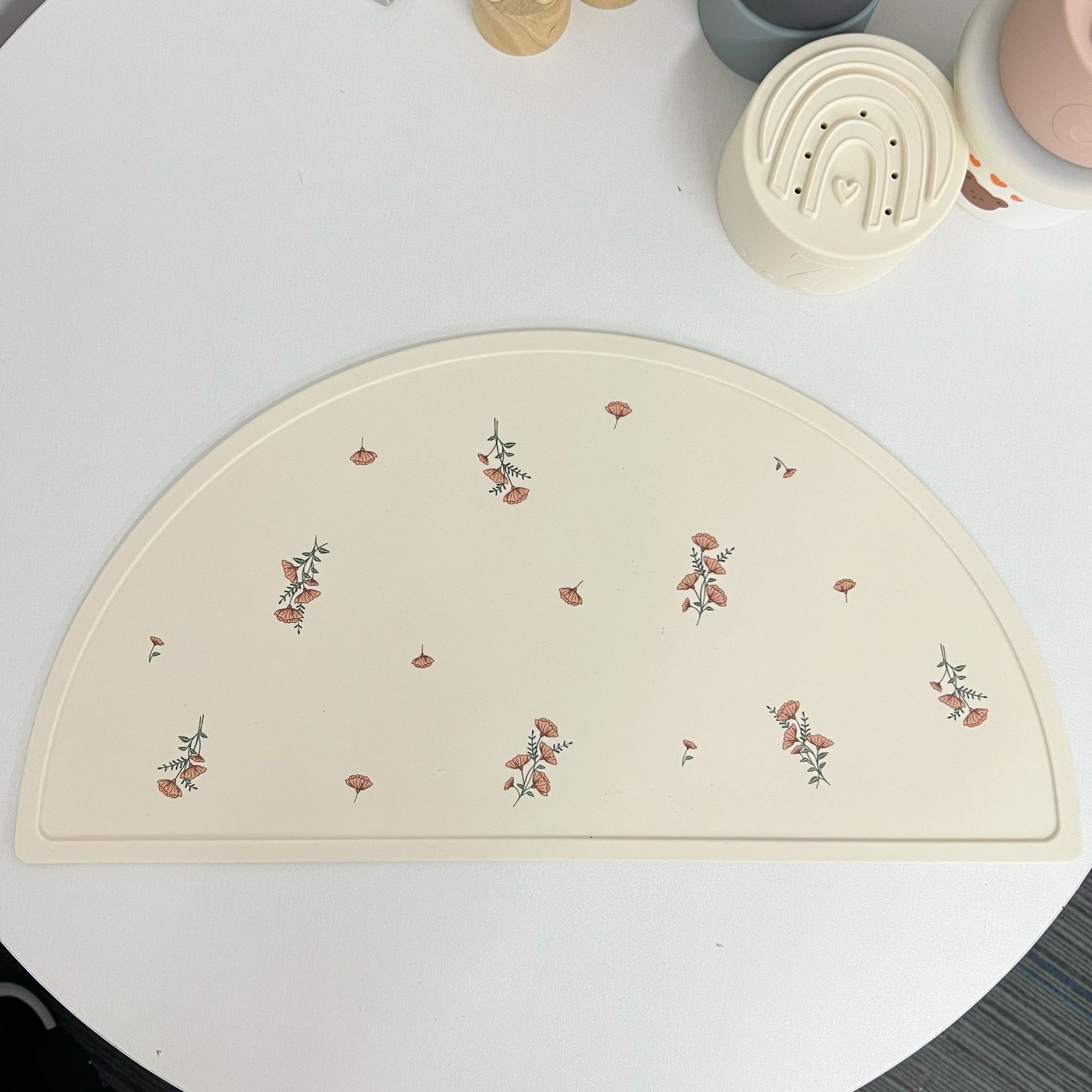 꽃무늬 플레이스매트