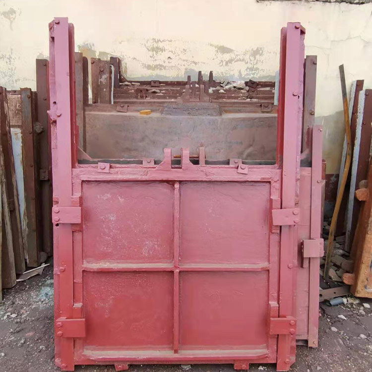 厂家 水利市政管道 法兰式铸铁镶铜圆闸门 DN500 当天发