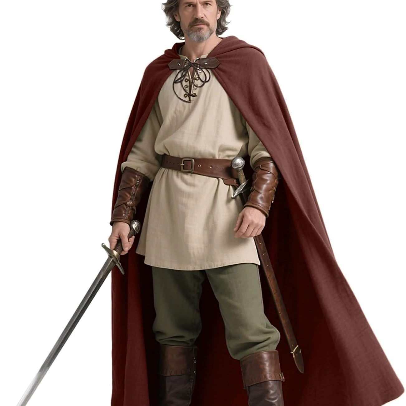 Trench coat, cloak with hood, halloween