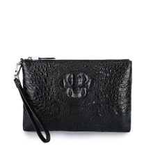 鳄鱼皮男包商务手拿包休闲手包男真皮夹包男士大容量信封手抓包