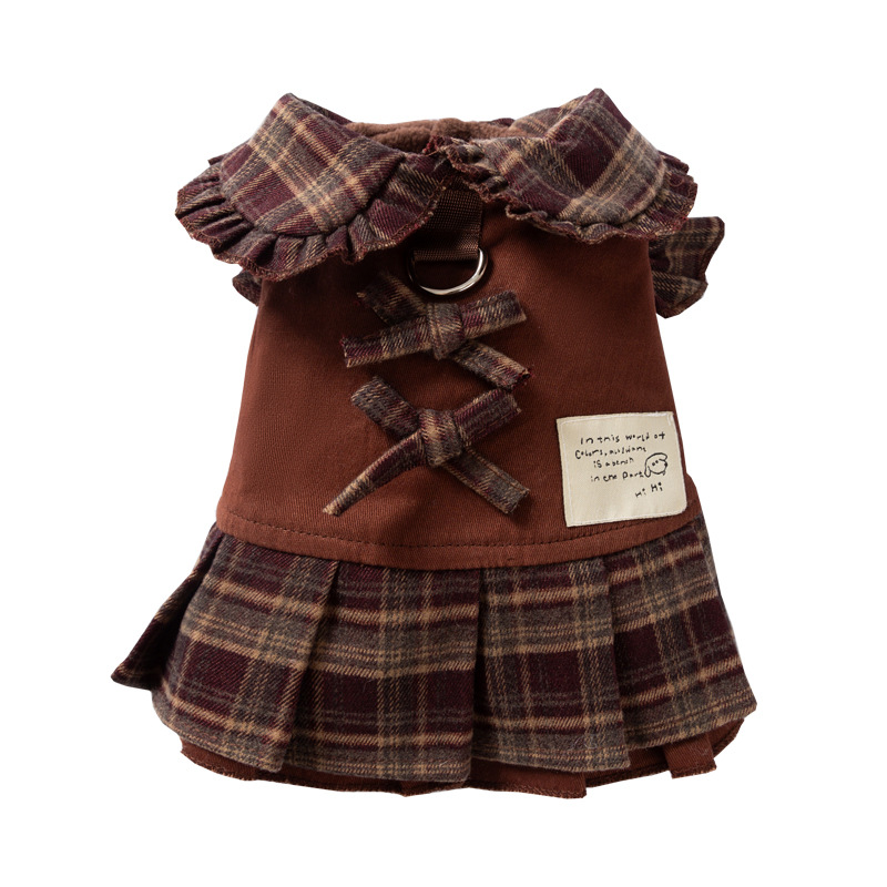 Otoño y invierno Meilade pareja de tela delgada nuevo vestido chaqueta perro gato ropa de mascota al por mayor
