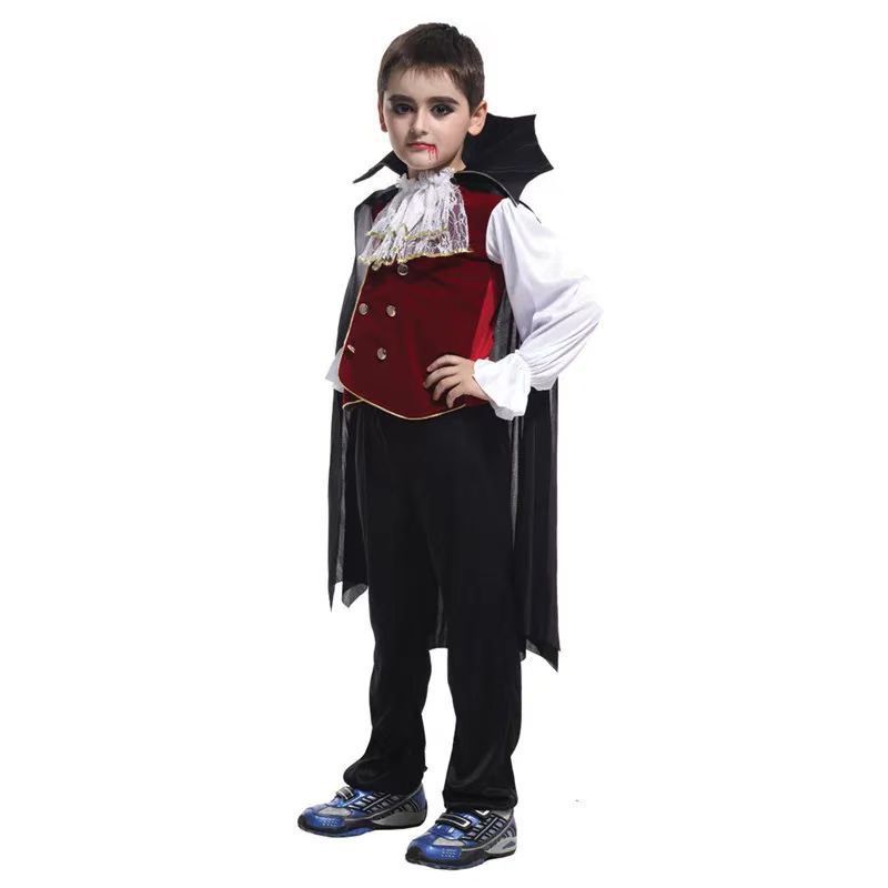 ハロウィンコスチューム 子供用吸血鬼コスチューム パーティー仮装服 コスプレ 欧米風|undefined