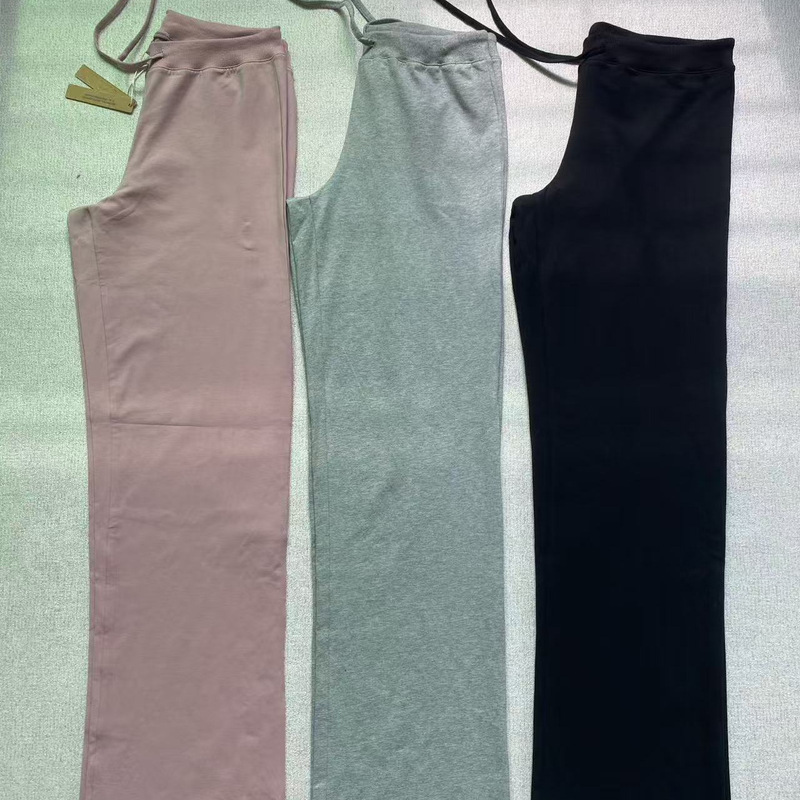 Skims High-Waisted Drawstring Straight-Leg Pants Casual Pants for Women Spring and Summer Loose Straight-Leg Sports Sweatpants Simple Versatile Yoga Pants