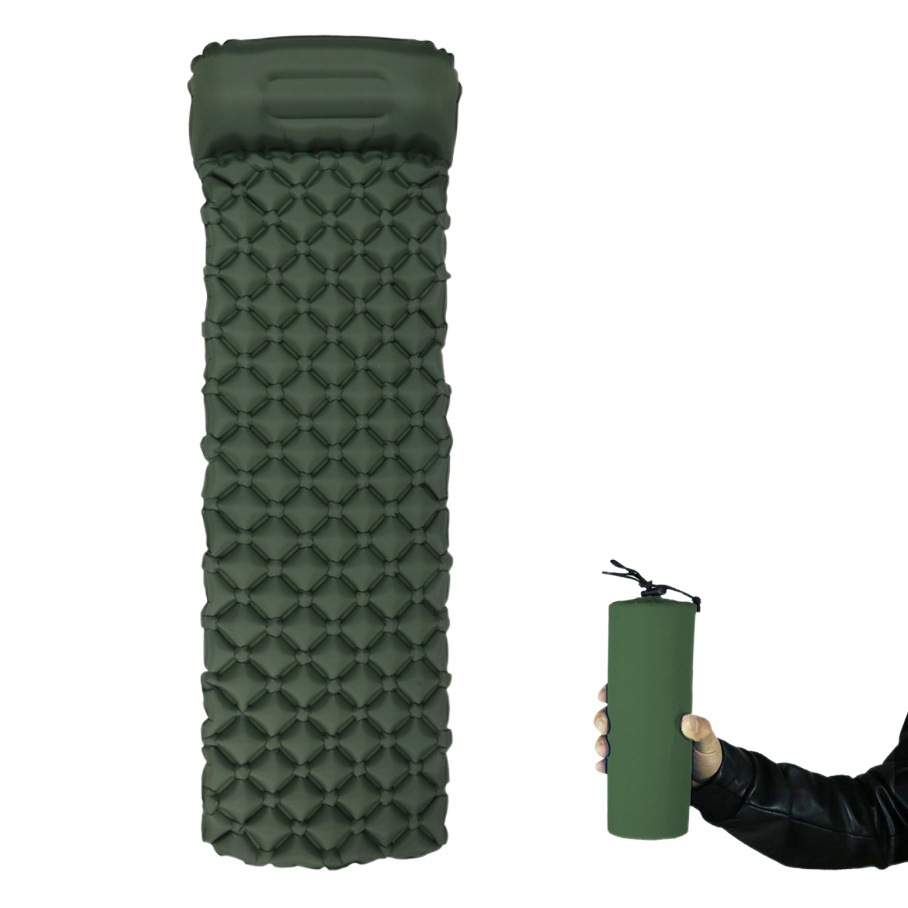 Colchón Inflable de Fábrica de Ningbo para Tienda de Campaña, Colchón de Aire Portátil Ultraligero de TPU, Colchoneta Individual Impermeable que se Puede Guardar