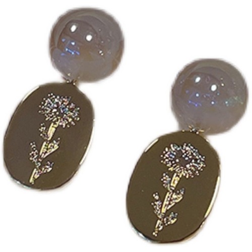 Silver needle zircon love bow mermaid pearl earrings Korean high-end temperament earrings earrings wholesale for women