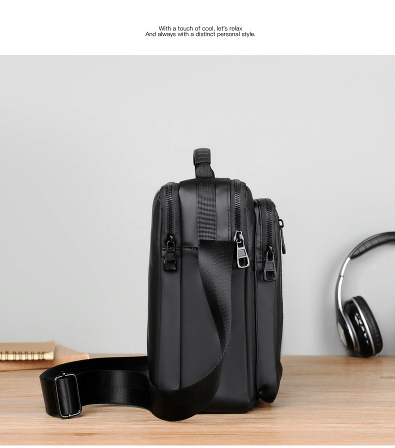 Kompakte Herren Handytasche Umhängetasche Wasserabweisend_voghion.com