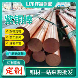 T2紫铜棒实心铜棒 T3接地导电红铜棒C1100紫铜棒模具T2紫铜圆棒