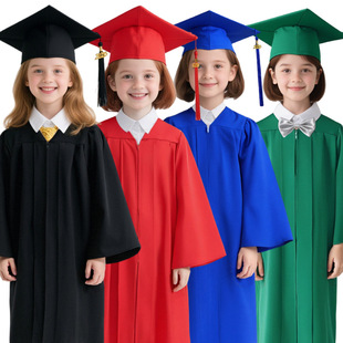 Cross-Border Amazon Kindergarten Graduation Bachelor's Uniform Graduation Dress Suit Children's Performance Clothing Factory Direct Sales