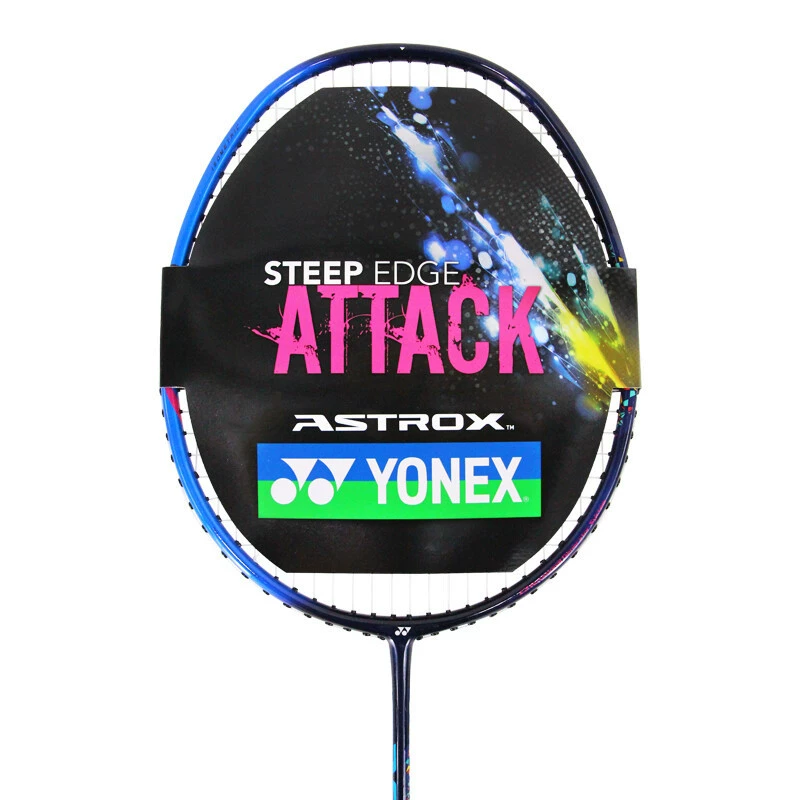 Ракетка для бадминтона Yenix Sky Ax из полного карбона, одиночный удар около 73 г AXSM (480 тибетский синий/ярко-синий) F5 прошла тест-драйв