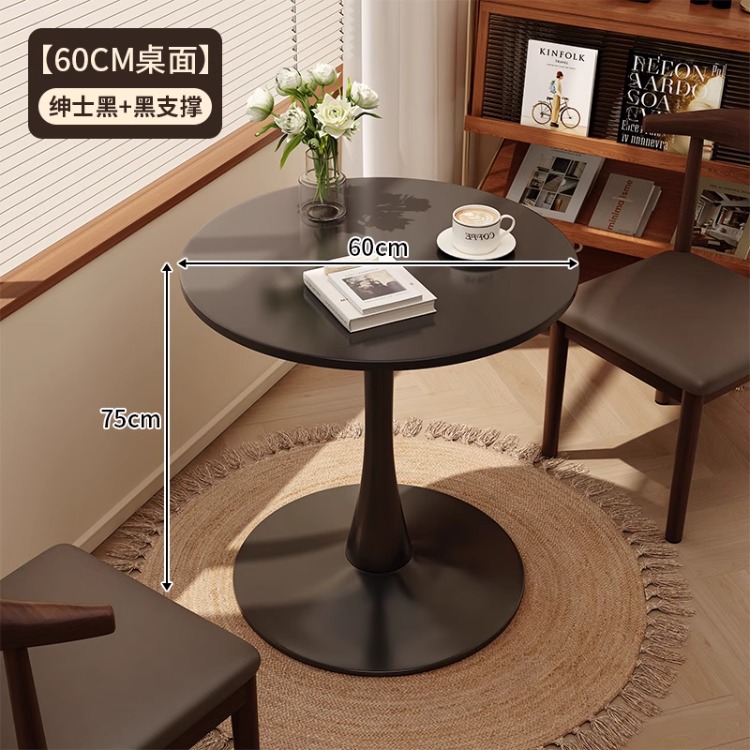 Mesa de centro, mesa de negociación de ocio, combinación de mesa y silla, sala de estar, mesa lateral para el hogar, mesa de café, balcón simple de tulipanes, mesa redonda pequeña
