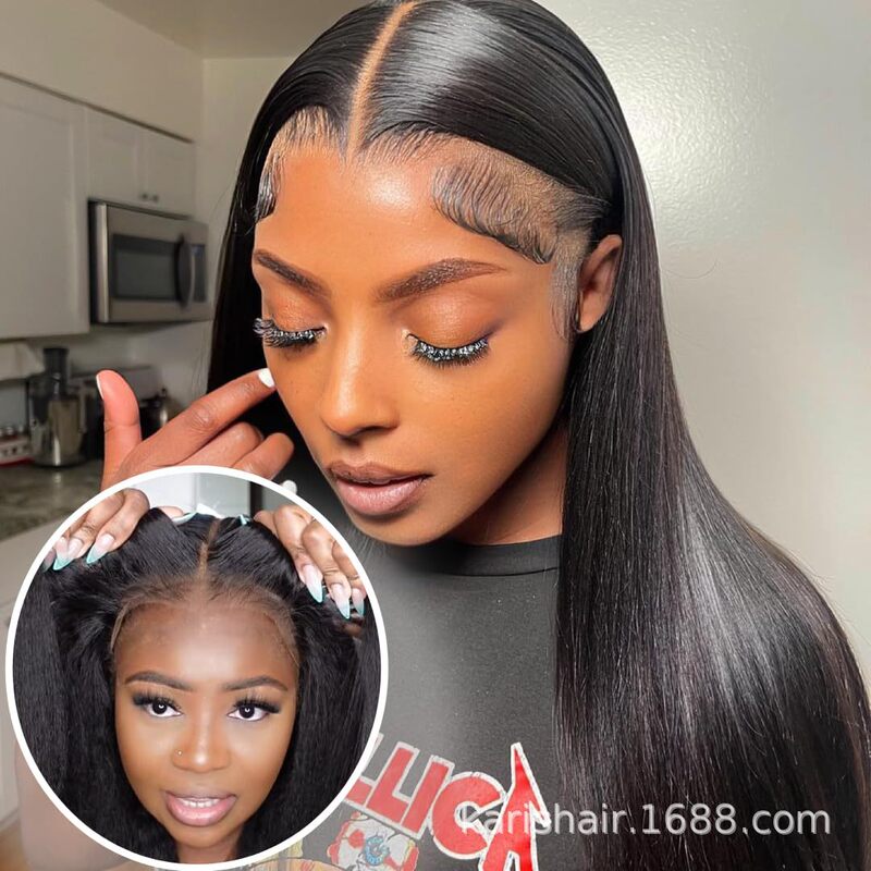 13x4 wig glueless wig black wig head cover wear to go glueless front lace head cover