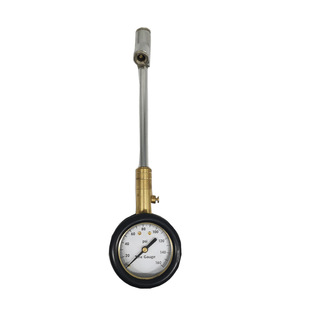 Car Air Pressure Gauge with Dual-Head Long Straight Rod Tire Pressure Gauge, Customizable Tire Pressure Gauge