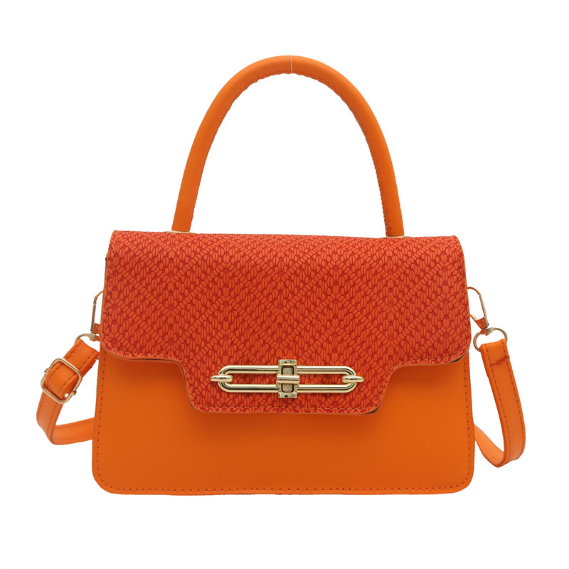 Bolso pequeño portátil casual retro femenino 2025 nuevo bolso cuadrado pequeño de moda coreana textura hebilla bolsa de mensajero de nicho