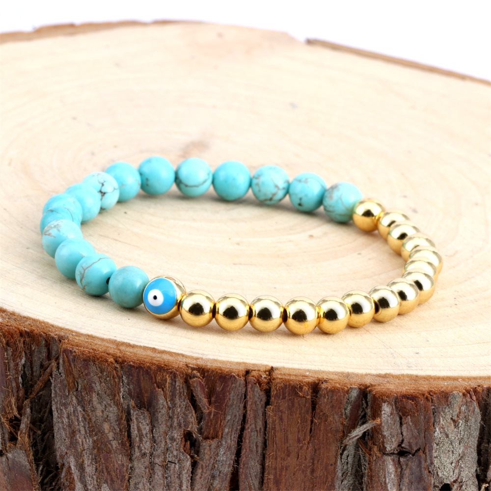 Fashion Eye Copper Enamel Bracelets 1 Piece