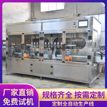 全自动流量计灌装机 食用油灌装机 亚麻籽油菜籽油定量灌装生产线
