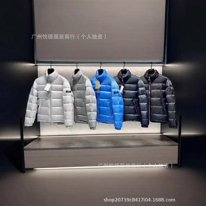 Correct Version of Winter New Fashion Trend Men's down Jacket European Stand Collar White Duck down Puffer Jacket down Jacket